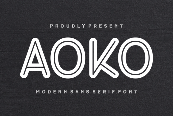 Aoko: A Bold Font for Web Design