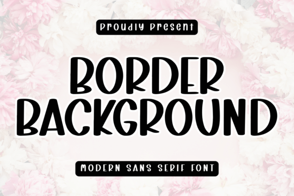 Border Background: The Festive Sans Serif Font for Holiday Campaigns