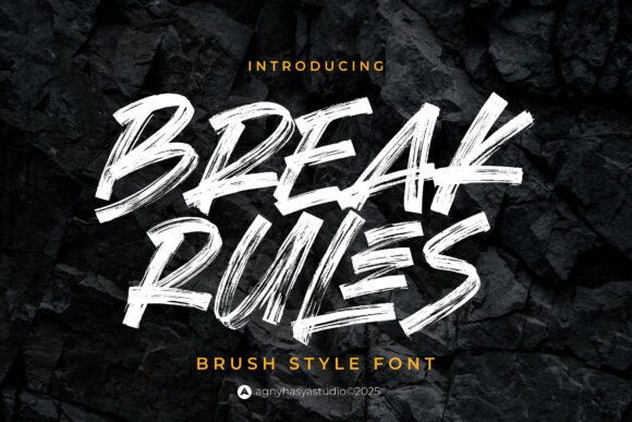 Break Rules Font for Web Design