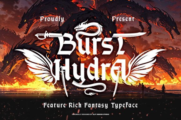 Brust Hydra: A Bold Blackletter Typeface for Editorial Design
