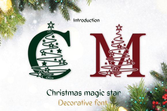 Christmas Magic Star: A Festive Typeface for Editorial Design