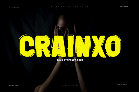 Crainxo: Bold Display Font for Creative Projects