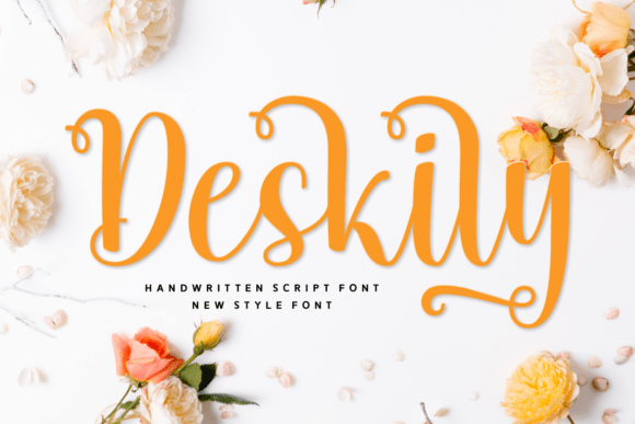 Deskily: A Cheerful Script Font for Editorial Warmth