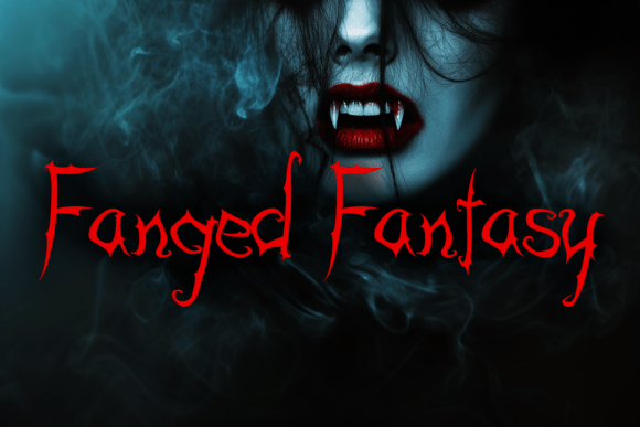 Fanged Fantasy: A Gothic Typeface for Editorial Drama