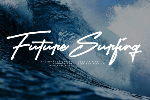 Future Surfing Font: Bold Style for Handmade Brands