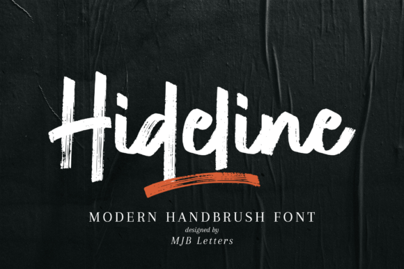 Hideline: A Bold Handwritten Font for Web Design