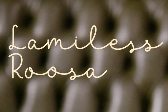 Lamiles Rosa: A Bold Handwritten Font