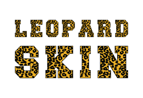 Leopard Skin Font: Bold and Beautiful