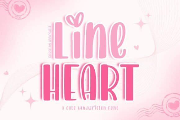 Lineheart: The Sweet Handwritten Font for Crafters