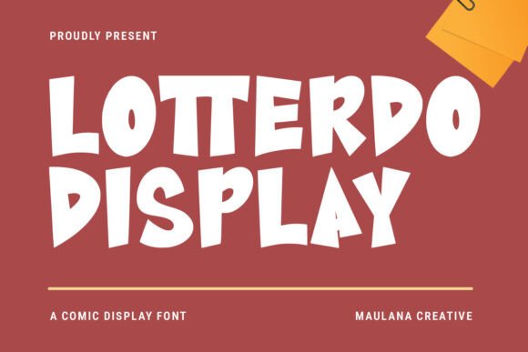 Lotterdo: A Playful Font for Creative Projects