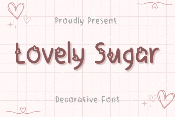 Lovely Sugar: A Sweet Display Typeface for Editorial Design