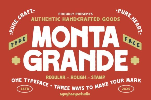 Monta Grande: A Bold Sans Serif Font for Modern Web Design
