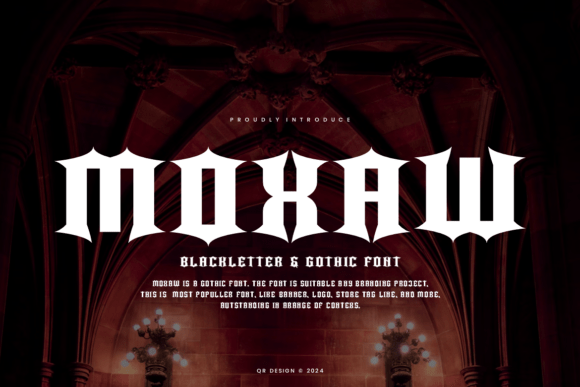 Moxaw: The Bold Blackletter Font for High-Impact Campaigns