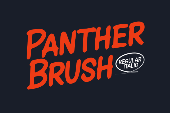 Panther Brush: A Bold Sans Serif Font for Branding