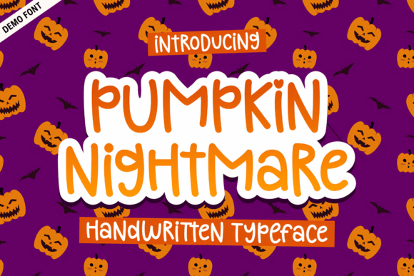 Pumpkin Nightmare Demo: A Spooky Typeface for Branding