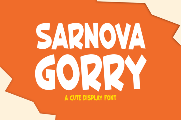 Sarnova Gorry: A Playful Font for Web Design