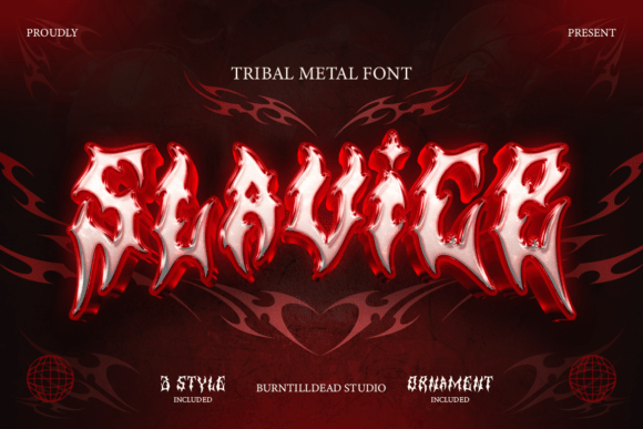 Slavice: A Bold Blackletter Font for Strong Brand Identity