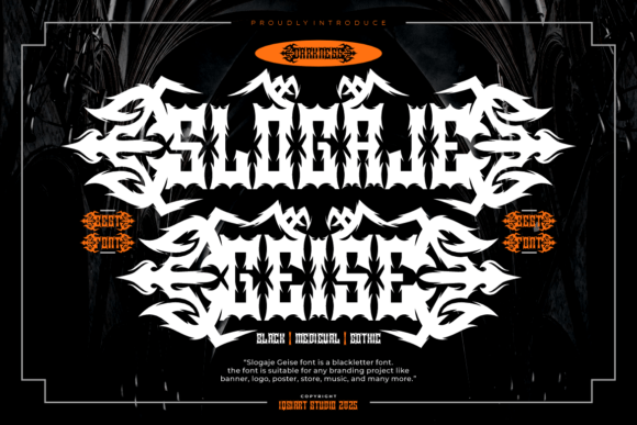 Slogaje Geise: A Bold Blackletter for Gothic Branding