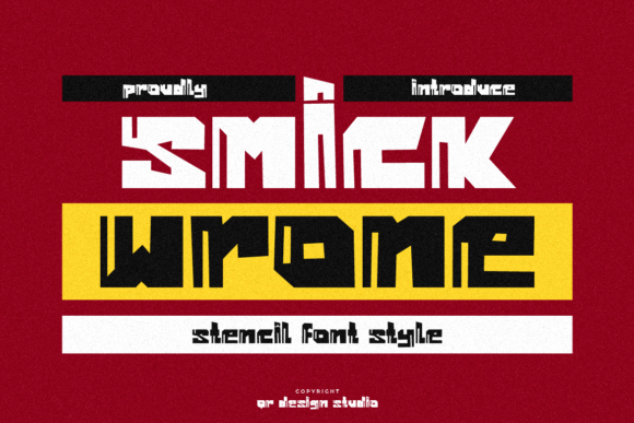 Smick Wrone Font Review: A Cyberpunk Display Typeface for Bold Brands