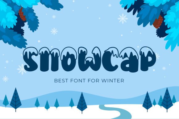 Snowcap: A Winter-Themed Font