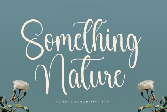 Something Nature: A Playful Display Font for Social Campaigns