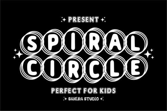 Spiral Circle: A Designer's Take on This Free Display Font