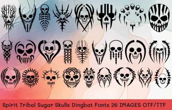 Spirit Tribal Sugar Skulls: A Unique Typeface for Web Design