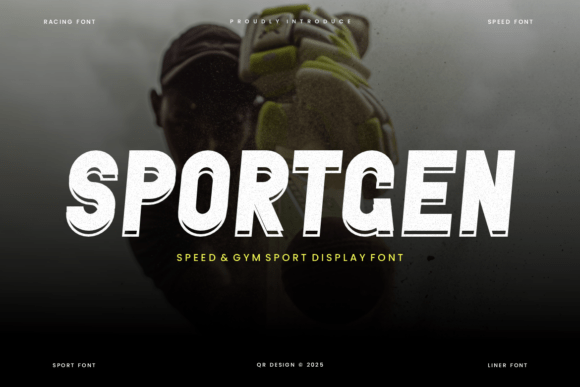 Sportgen: A Bold Display Font for Modern Web Design