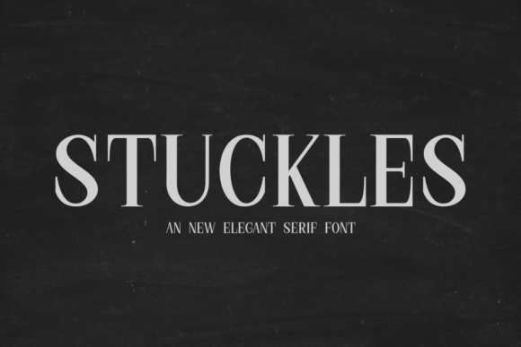 Stuckles Typeface Review: Elegant Serif for Branding