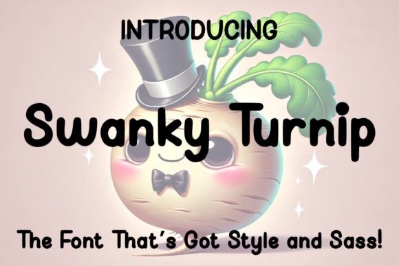 Swanky Turnip Font Review: A Playful Typeface for Campaigns