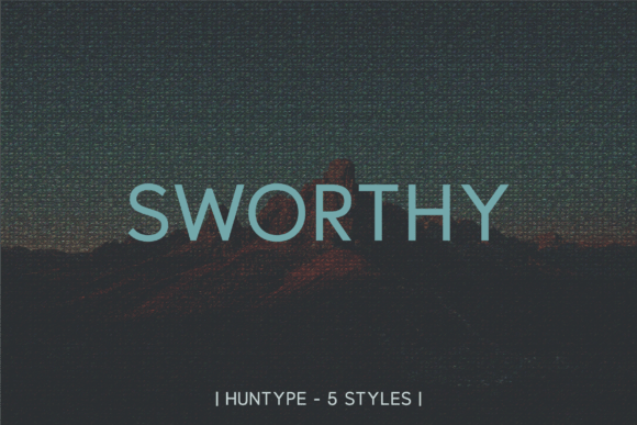 Sworthy: A Modern Sans Serif for Designers