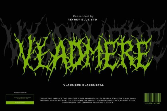 Vladmere Font Review: A Dark Display Typeface for Web