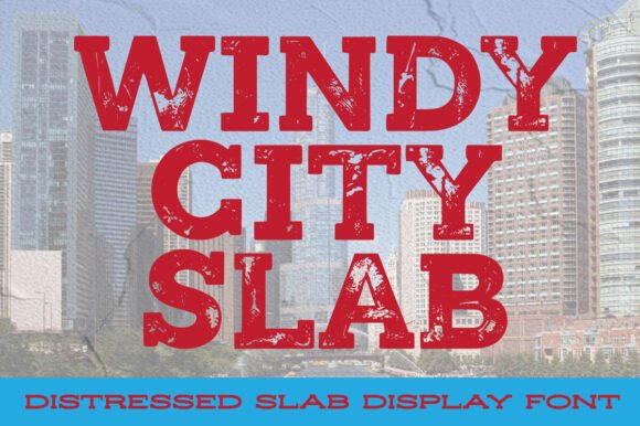 Windy City Slab: A Gritty Serif Font for Bold Branding