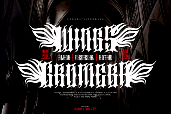 Wings Gromeba: A Bold Font for Business