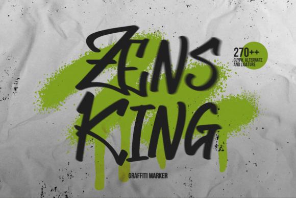 Zens King Font for Creative Projects
